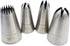 Extra Large Piping Nozzles, 1M 1B 2D# 9FT Seamless Stainless Steel Piping Icing Tips for Cakes...