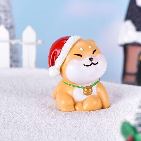 8Pcs Cat Figurines & Dog Figurines,Fairy Puppy with Hat, Fairy Garden Animals for Fairy Garden, Micro Landscape, Plant Pots, Cake Decor,Best Gift ...
