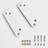 PIAOLGYI 2 Pcs White Cabinet Handle Adapter for Milsbo Greenhouse Cabinet,Cabinet Handles Accessory Compatible with IKEA Milsbo Cabinet,Adapter Se...