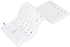 Roll-up Silicone Keyboard, Fully Sealed Silent Soft Keyboard Lightweight Portable USB Wired Keyboard 85 Keys Foldable Waterproof Flexible Keyboard...