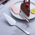 Stainless Steel Cake Server Pack of 10 Pie Holder Transfer Triangular Spade Spatula Serrated Edge for Pizza Cake Baking Safe in Dishwasher (Silver...