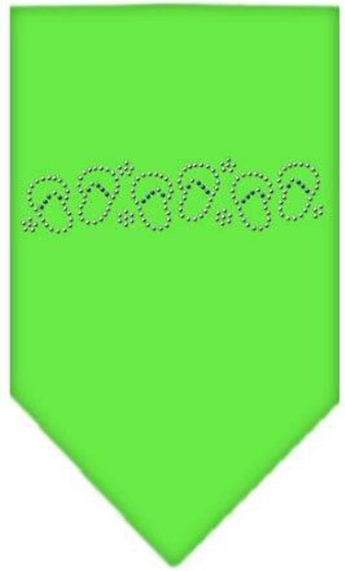 Mirage Pet Products Beach Sandals Rhinestone Bandana, Small, Emerald Green...
