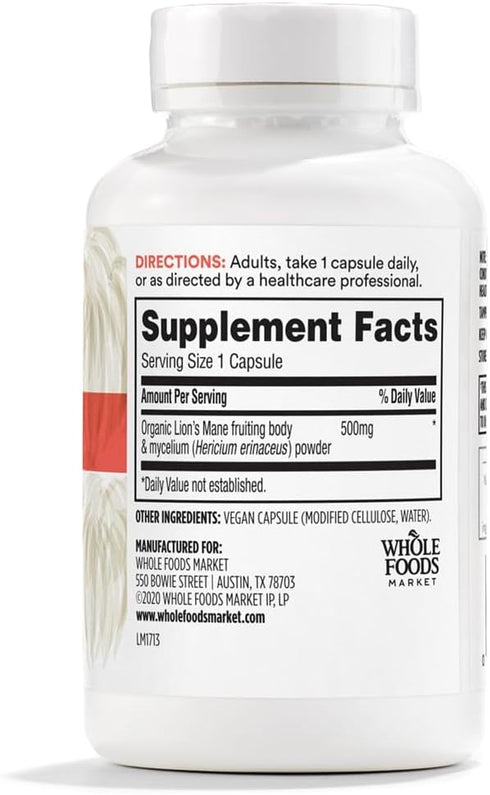 365 by Whole Foods Market, Lion's Mane, 90 Count...