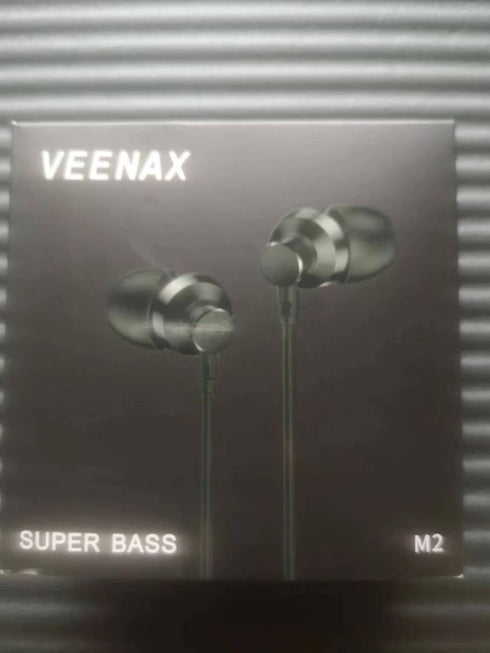 M2 Wired Earbuds Stereo Earphones with Ultra Bass, in-Ear Headphones with Microphone, Durable Tangle Free Cord, Noise Isolating Headset for Phone ...