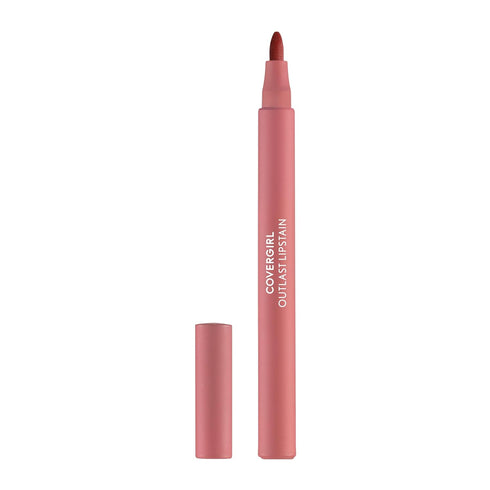 COVERGIRL Outlast, 10 Sugey Girl, Lipstain, Smooth Application, Precise Pen-Like Tip, Transfer-Proof, Satin Stained Finish, Vegan Formula, 0.06oz...
