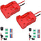 Power Wheels Adapter for Milwaukee,M18 18V Power Wheels Battery Conversion Kit 14AWG Wire with Fuse Holder and 3PCS 30Amp Fuses & Wire terminals f...