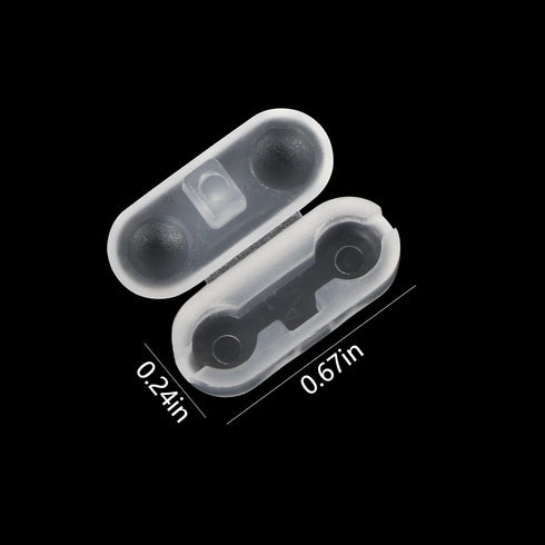 Chain Connectors, Clear Plastic Roller Shade Bead Chain Connector Replacement Vertical Roman Roller Blind Ball Chain Cord Connector Clips, Pack of...