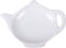 HIC Kitchen Tea Bag Holder Caddy, Fine White Porcelain, Teapot Design...