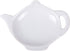 HIC Kitchen Tea Bag Holder Caddy, Fine White Porcelain, Teapot Design...