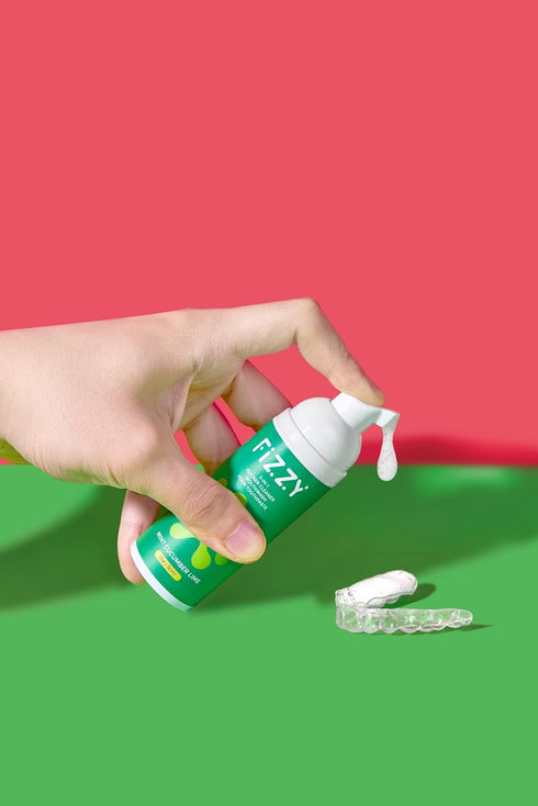 Fizzy 3-in-1 Foam Cleaner for Aligner, Retainer, Denture, Night Guard, MouthGuard, Invisalign | Free of Alcohol, SLS, Fluoride | Xylitol Mouthwash...
