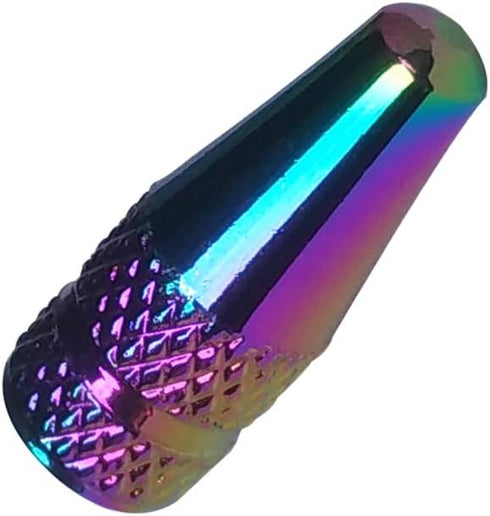 5 Pcs Fantasy Colorful MTB Presta Bike Bicycle Road Racing Coloured Metal Anodized Machined Aluminum Alloy Tire French Style Valve Cap Dust Covers...