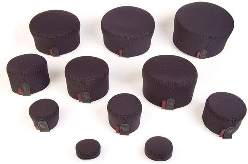 OP/Tech USA Hood Hat – Universal Lens Cap for DSLR & Digital Cameras | Neoprene Camera Lens Hood, Soft Cap for Camera Lens & Protection - XXXL (Bl...