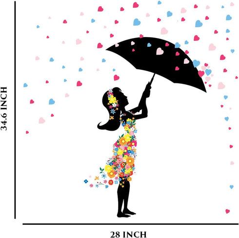 DEKOSH Baby Girl Nursery Decor | Peel & Stick Decorative Wall Decals for Teen Girl Bedroom...