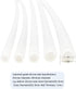 Silicone Tubing, Hohitto Flexible hose, 2mm ID x 4mm OD Length 10 Meters(Approx.32.81ft), wall thickness 1mm, Silicone Water tube for Pump Transfe...