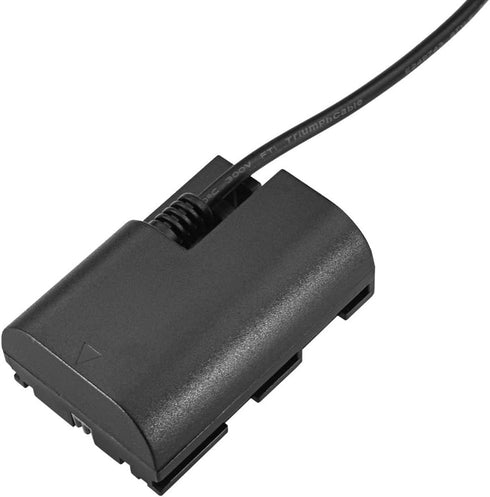 ACK-E6 Camera AC Power Adapter Replacement for LP-E6/LP-E6N Dummy Battery for Canon EOS 90D, 80D, 70D, 7D Mark II, 60D, 6D Mark II, 5D Mark II, 5D...