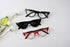 Eyekepper Spring Hinge Striped Reading Glasses (3 Pairs) Men Includes Sunshine Readers (+2.50, Black Transparent/Red Transparent/Grey Lens)...
