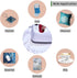 Lucky Goddness Marble Sublimation Transfer Ink Paper, 4.5"x12"Heat Tranfer Paper for Blank T-Shirts Cup Coasters Mug,8PCS...