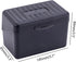 Teensery 1 Pack Index Card Case Holder Multi-purpose Plastic Organizer Holder for Notecard Recipes Business Card, Black...