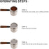 53mm Espresso Puck Screen and Circlip Kit Basket Cap Replacement of 9Barista Espresso Machine, 1.7mm Thickness Reusable Stainless Steel Profession...
