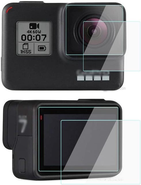 2 Pack GoPro Hero5 Lens & Screen Protectors Tempered Glass for GoPro Hero5 Sport Camera...