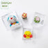 KissYou Clear Acrylic Box with Lid Cute Clip Organizer Dispenser for Desk Organizers Aesthetic Hair Accessories Organizer Easter Gift Box...