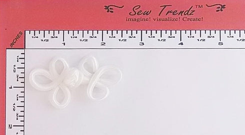 Chinese Frogs Button Closures Hook & Eye Fastener - Sewing Quilting Renaissance Dance Hawaiian Bridal Costumes Outfit Drapery Home Decor- WHITE - ...