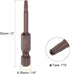 10pcs T10 Torx Bit 1/4" Hex Shank 2" Length Magnetic Security Star Screwdriver Power Tool, Red...