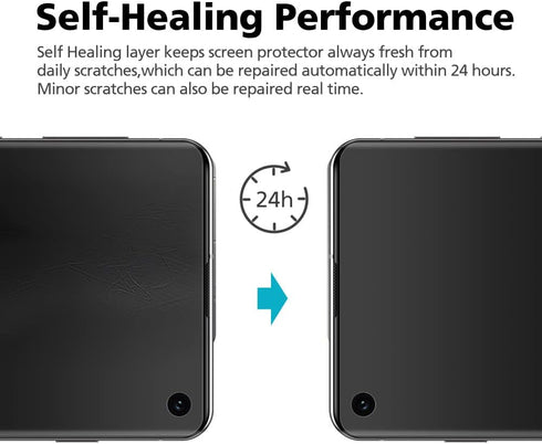 [2 PACK Privacy Screen Protector for iPhone 12/12 Pro, Anti-Spy Full Glue PET EPU Hybrid Screen Protector, Self-Healing, Case Friendly, Easy Insta...