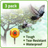 3 Pack De-Bird Duck Deterrent for Pool, Bird Repellent Balloons with Reflective Predator Eyes Scare Birds for Garden, Outdoor, Boat, Yard...