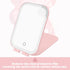 Travel Makeup Mirror, 1000mAh Battery-Powered Illuminated Mirror, 3 Adjustable Light Settings USB-Rechargeable Vanity Mirror with Touch-Sensitive ...