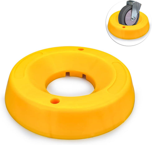 Durable Wheel Dock for Trailer Tongue Jack, Heavy Duty Wheel Dock for Cargo Camper RV Boat Roller Stopper, Caster Chock Easy to Store and Transpor...