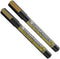 GSI Creos Gundam Marker EX White Gold XGM07 and Yellow Gold XGM08 with Original Stylus Ballpoint Touch Pen...