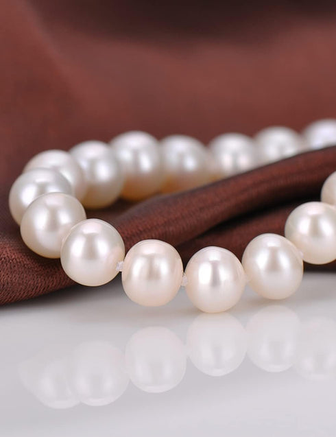 Elastic Pearl Bracelet Wedding Accessories Bridesmaid Bracelet Faux Pearl Bracelet Bridal Party Prom Beaded Bracelet (White-1pcs)...