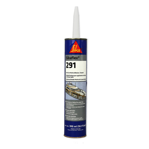 Sikaflex-291, White, General All-Purpose Fast Cure Marine Adhesive and sealant. Polyurethane sealant for Boats, 10.1 fl. oz Cartridge...