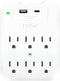 Multi Plug Surge Protector, 6 Outlet with 2 USB A and C Charging Ports 2.4 A ETL Certified Tech2 Multi Outlet for Home, School, Office......