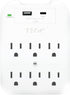Multi Plug Surge Protector, 6 Outlet with 2 USB A and C Charging Ports 2.4 A ETL Certified Tech2 Multi Outlet for Home, School, Office......