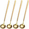 4 PCS 6.7 Inches Coffee/ Tea Spoons Long Handle, Gold, Ice Tea, Espresso Stainless Steel Long Spoons for Stirring...