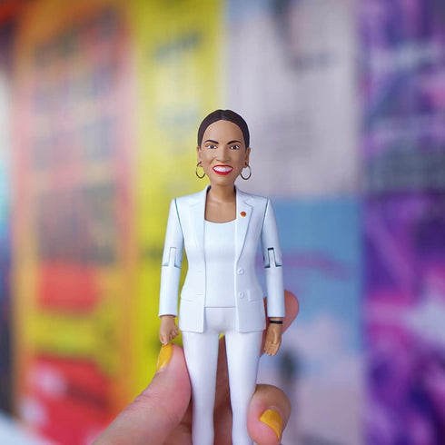 FCTRY Alexandria Ocasio-Cortez Real Life Political Action Figure: US Female Representative AOC Collectible Figurine Perfect for Collectors, Gift I...