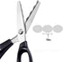 Professional Pinking Shears, Stainless Steel Dressmaking Scissors Craft Cutting Tool, Serrated Scalloped Blade Sewing Scissors (Scalloped 18mm)...