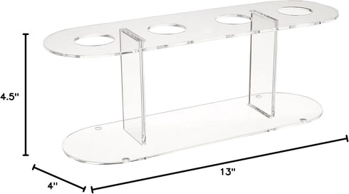 Winco Acrylic 4-Hole Ice Cream Cone Stand,Clear,Medium...