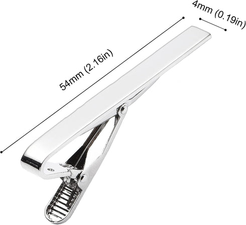 Tie Clip 3 Pcs Black Silver Gold Classic Tie Clips for Men Suitable for Wedding Anniversary Business Father's Day Gifts and Daily Life...