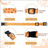 Halloween Dog Collars Middle Orange Dog Bow Tie Collar Adjustable Pumpkin Dog Collar Halloween Theme Dog Bowties with Plastic Buckle Halloween Pet...