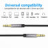 3.5mm Audio Aux Cord, Male to Male Auxiliary Audio Cable Compatible with Beats Headphones, iPhone, iPod, iPad, Car Audio, or Any Audio Device with...