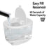 Replacement Parts for Waterflosser Oral Irrigator Dental Compatible with Waterpik Sonic Fusion Portable Water Flosser SF-01W SF-01 Reservoir Gaske...