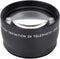 Telephoto Lens, 58MM 2X Magnification Telephoto Lens Aluminium Alloy Teleconverter Lens for 58mm Diameter and 18-55 Focal Length Lens default...