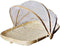 Food Serving Tent Basket - BESTCHANCEUS Hand Woven Bamboo Serving Basket Dustproof Bug Proof Mosquitoesor Vegetable Fruits Food Meals Rectangle 34...