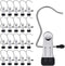 20 Pack Laundry Hook Boot Clips Hanger Clips Hold Hanging Clothes Pins Hooks Portable Stainless Steel Home Travel Hangers Clips Closet Hangers...