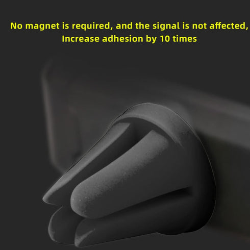 Phone Mount for Car Vent, Auto Air Vent Clip Holder, Easy Clamp Hands-Free Cradle for Air Outlet, Universal Clip-on Phone Automobile Mount, Compat...