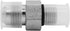 (4-PACK) 6400-06-04-O Hydraulic Hose Adapter Fitting 3/8" Male JIC 37° Flare (9/16"-18UNF) × 1/4" Male O-Ring Boss (7/16"-20UNF) SAE Straight Pipe...