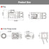 5 Pin Connector Waterproof Connectors, Aviation Wire Connector for Automotive, Power, Marine, New Energy, Solar Energy, and Other Indoor/Outdoor E...